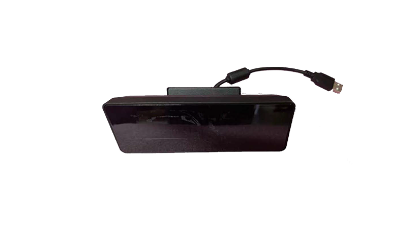 Rear-mounted VFD display